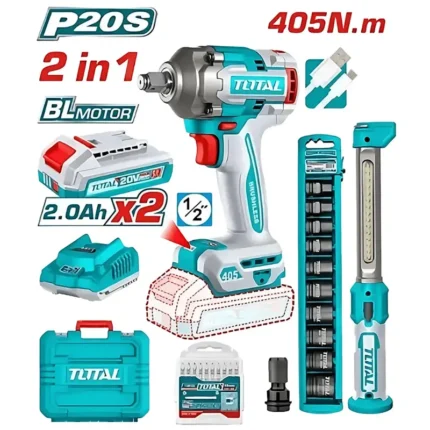 طقم امباكت نص بوصه 405 نيوتن توتال  TOSLI23056