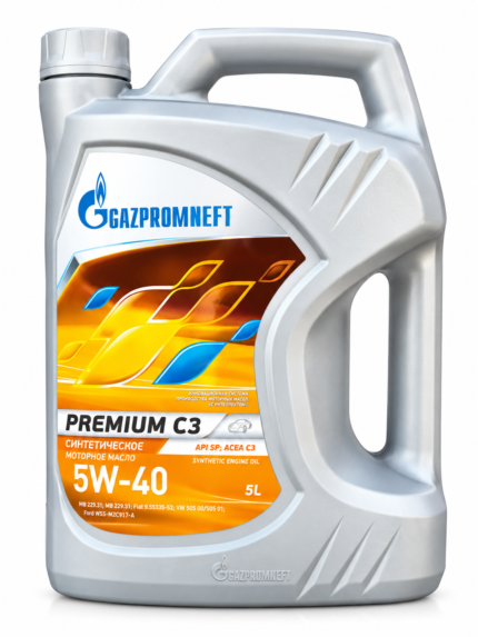 Gazpromneft Premium C3 SP 5W40 جازبروم
